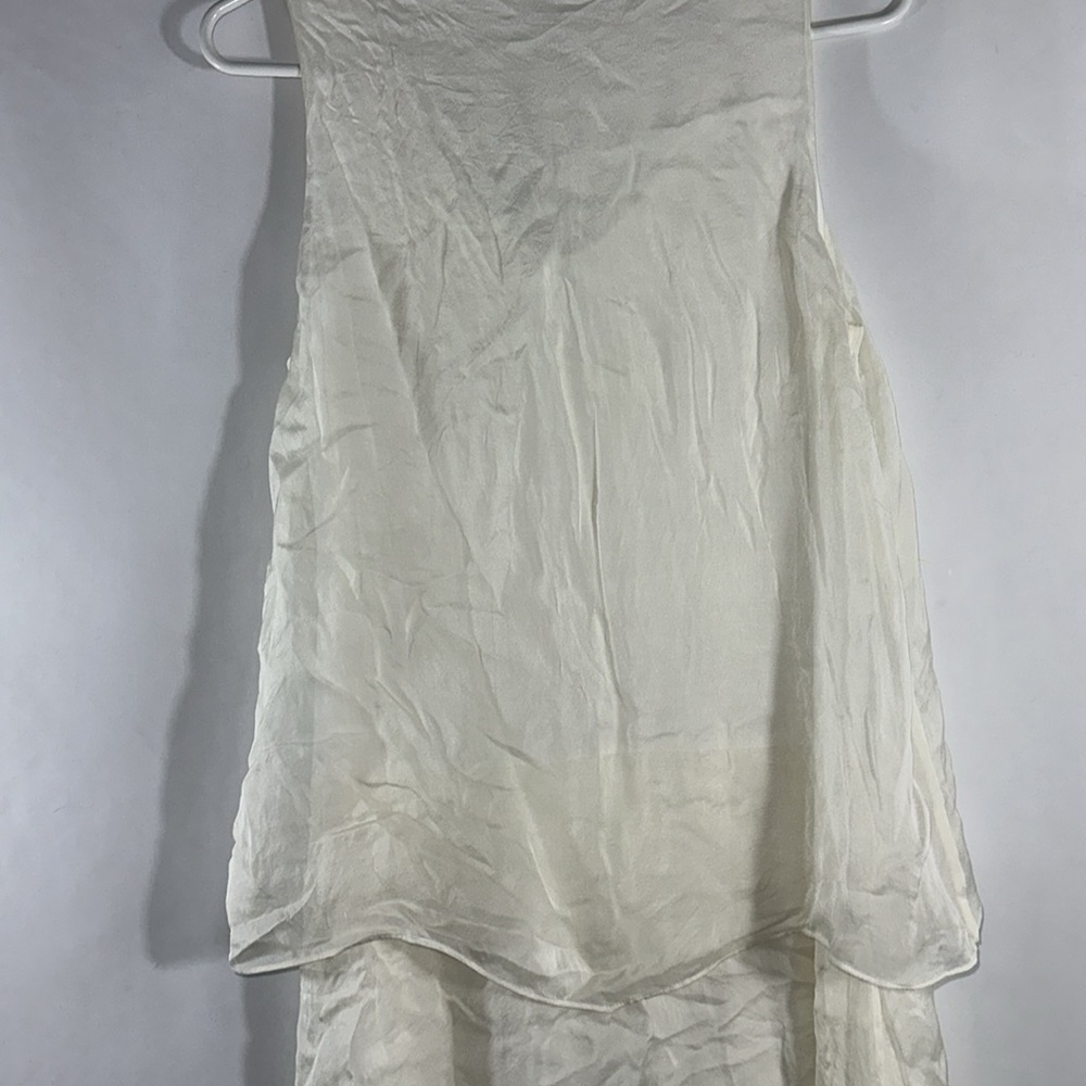 Soft Surroundings 100% Silk Tiered Midi Dress Size Medium - Picture 8 of 11